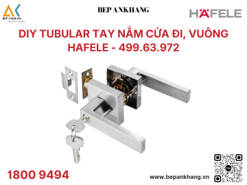Tay nắm cửa DIY TUBULAR - bản vuông - 499.63.972